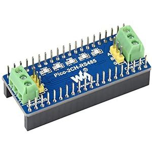 Waveshare 2-Channel RS485 Module for Raspberry Pi Pico Incorporates RS485 Transceiver SP3485 Using UART Bus