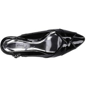 Easy Street Avena Pump, zwart patent, 6.5 UK, Zwart Patent, 6.5 UK X-Wide
