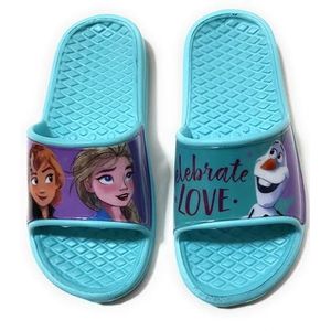 Disney Frozen Teenslippers voor meisjes, Disney Frozen Elsa Anna Olaf, Disney Frozen, Aquamarijn, 28/29 EU
