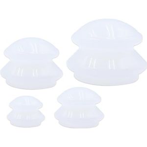 4 stuks massagecupping kit, anti-cellulitis-cups met cups, massage-cups voor spierpijn, pijnverlichting