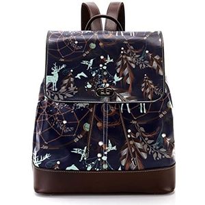 Gepersonaliseerde schooltassen boekentassen voor tiener Boho patroon ontwerp, Meerkleurig, 27x12.3x32cm, Rugzak Rugzakken