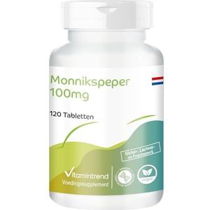 Monnikspeper - met 6mg zink en 200mg monnikspeper per dagelijkse dosis - 120 tabletten - hooggedoseerd - veganistisch - biologisch beschikbare supplementen uit Duitsland | Vitamintrend