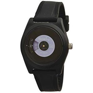 Smarty VINYL Unisex horloge gemaakt van siliconen zwart violet SW045C02