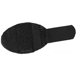 2x Zwarte Verstelbare Teen Corrector Brace Ondersteuning Beschermer