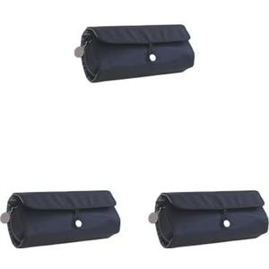 Multi de Borstelhouder Stofdichte Grote Capaciteit van de de Make-upborstel van de, 3 set (zwart), 23cm×10.5cm×7cm, als beschrijving