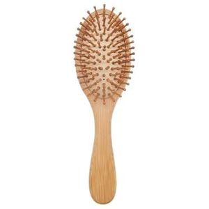 1 stuk houten kam professionele gezonde peddel kussen haaruitval massage borstel haarborstel kam hoofdhuid haarverzorging gezonde bamboe kam (maat : C)