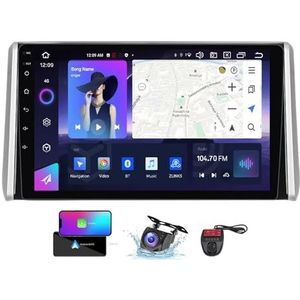 Android 13 Dubbel DIN autoradio voor Toyota RAV4 5 XA50 2018-2023-GPS Navi | Gratis achteruitrijcamera| 9 inch Scherm met Carplay Android Auto/FM RDS DAB+/Bluetooth/SWC/DSP Stereo(NF-7)