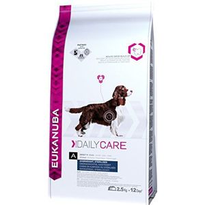 Eukanuba Daily Care Overweight/gesteriliseerd droogvoer – vetarm speciaal voer voor honden met overgewicht of gecastreerde honden, 2,5 kg