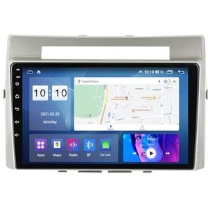 9 inch touch screen multimedia speler bluetooth autoradio voor Toyota Verso 2004-2009 Android 12.0 Car Stereo gebouwd carautoplay ondersteuning stuurwielbediening wifi 4g gps navigatie (Size : 4+WIFI