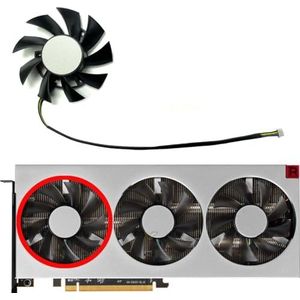 Voor AMD voor XFX POWERCOLOR voor SAPPHIRE voor ASROCK voor VISIONTEK voor Radeon VII grafische kaart vervangende ventilator FD8015H12S(Left fan)