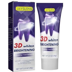 Violet Teeth Whitening Tandpasta - Diepe Reiniging, Frisse Adem(2PCS)