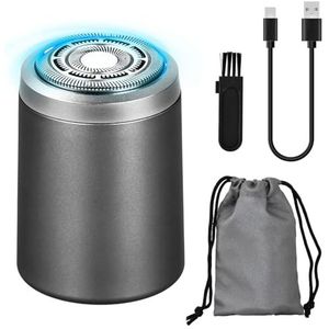 Mapille Elektrisch scheerapparaat voor heren, IPX7 waterdicht, multifunctioneel roterend scheerapparaat, elektrisch scheerapparaat voor gezicht, nat en droog scheerapparaat