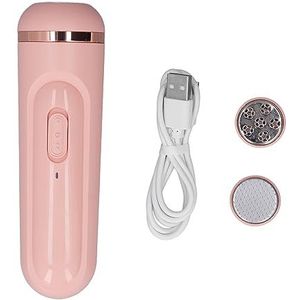 Voetvijl, Elektrische Voet Eeltverwijderaar Vervangbare Kop Oplaadbaar Draagbaar voor Lichaamsverzorging (Roze)