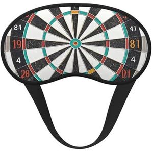 Slaap-oogmasker voor dames en heren, zacht, comfortabel slaapmasker, verduisterend, slaapoogbedekking voor reizen, yoga, dutje, werk, dartbord