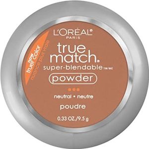L'Oréal Paris True Match Super-Blendable Powder, Shell Beige, 0.33 oz.