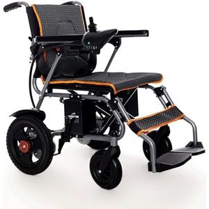 Intelligente gemotoriseerde rolstoel, lichtgewicht opvouwbare elektrische rolstoelen, tot 9 mijl bereik, Power Stoel voor Reizen Outdoor Home