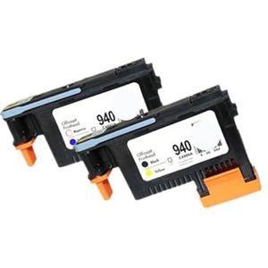 MRHZKE 2PK Printkop 940 C4900A Compatibel met HP940 Pro 8000 A809a 8500A A910a A910g A910n A809n A811a 8500 Printkop (1set)