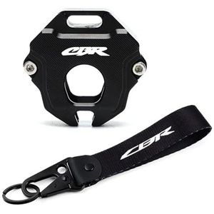 JUSTCATYS Motorfiets Sleutel Shell Cover Case Voor CBR650R CBR600F CBR1000RR CBR 500R 250RR 650R Motorfiets Aluminium Key Case Cover Shell & Sleutelhanger Sleutelhanger Sleutelhanger, Nieuwe Set