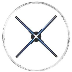 52 CM WIFI 576 stks LED Met Bescherm Cover 3D Holografische Projector Reclame Display Hologram Fan Imaging Licht Lamp