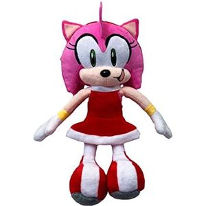 Sonic pluche speelgoed, zacht en knuffelig, 10-12 inch Sonic Series Action Figures Plushies, omvatten Amy Ross Weerwolf Sonic Blaze, Sonic Toys voor jongens en meisjes (Amy Ross)