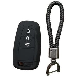 Sleutelbehuizing houder Voor Maverick Voor Focus Voor Edge Explorer Expeditie Everest Fusion Voor Mondeo Voor Mustang Voor Raptor Voor Bronco Sleutel Autosleutel Beschermhoes Sleutelbehuizing(1 UK)