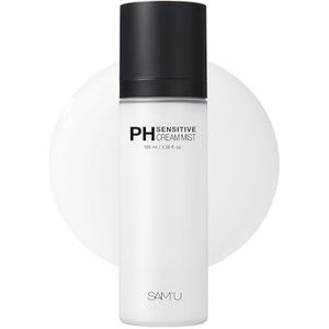 SAM'U PH Sensitive Cream Mist | Dagelijkse gezichtscrème voor droge en gevoelige huid | Koreaanse Facial Mist Spray | Hydraterende make-up fixer, 1, 3.2 fl oz | Kous vullers, Geschenken