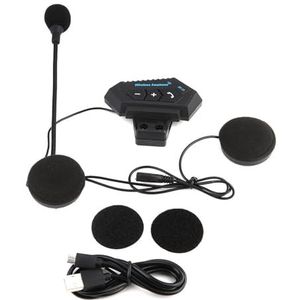 Bluetooth headset-1 voor para helm luidspreker bluetooth-motorhelm bt-headset hoofdtelefoon luidspreker ondersteuning handsfree-functie koptelefoon voor motor motorfiets