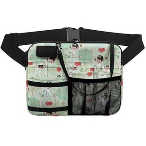 Verpleegster heuptasje verstelbare taille riem heuptasjes voor vrouwen taille zakje stethoscopen duurzame noodbenodigdheden verpleging organisator riemzakken. voor arts, verpleegkundige, Ysfc0293bz41,