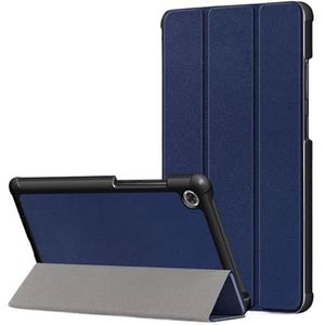 Flip Stand Case Geschikt for Lenovo Tab M7 TB-7305F TB-7305X TB-7305i Tablet Cover Slanke Magnetische Beschermende Shell Skin(Color:Dark Blue)