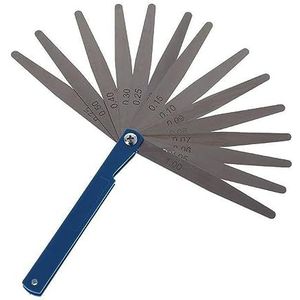 RVS Voelermaat 14 Voelermaat Meetinstrument Spleetmeter Diktemeter Eendelig