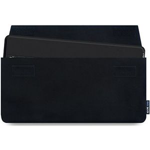 Adore June Keeb Beschermhoes compatibel met Logitech Keys-to-Go 2 2024, praktische stoffen tas voor het meenemen van het toetsenbord, zwart