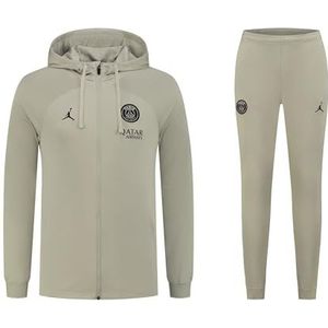 Nike Heren trainingspak Psg M Nk Df Strk Hd Trksuit K3R, Stone/Stone/Black, DZ0941-231, S