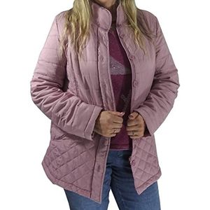 Dynamic24 Gewatteerde jas voor dames, overgangsjas, zomerjas, lente, zomer, jas, licht roze