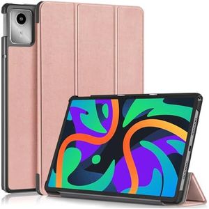 Tablet PC-hoes Hoesje Compatible with Lenovo Tab M11 TB-330FU/Lenovo Xiaoxin Pad 2024 TB-331FC Tri-Fold Smart Tablet-hoes, Ultraslanke, lichtgewicht standaardbehuizing Harde pc-achterkant Folio-hoes,