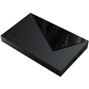 GloriaForce RTX Quattro 4K UHD OTT Multimedia Player, Android 11, H.265,2GB RAM, 16GB Flash, WLAN, Bluetooth afstandsbediening