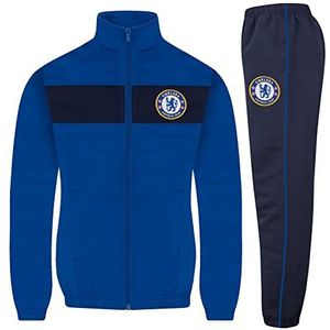 Chelsea FC - Trainingspak voor jongens - Officieel - Voetbalcadeau - Koningsblauw - 6-7 jaar