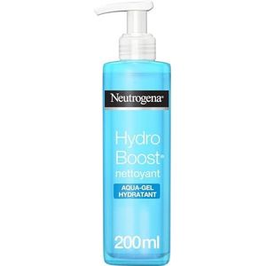Neutrogena Hydro Boost Aqua-Gel Hydraterende gezichtsreiniger - Make-up verwijdert en hydrateert de gezichtsverzorging voor droge huid - 200 ml pompflessen
