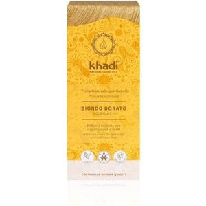 khadi - HINT OF GOLD - Plantaardige Haarkleur - 100g - Glanzende Touch met Gouden Glans