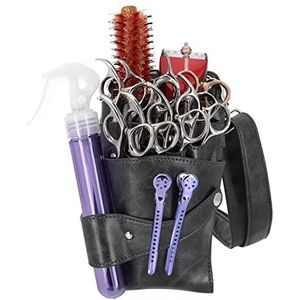 PXAMORTEL Kapperstas Kappersschaartas PU Beauty Tool for Salon Kam Clips Kapperstas(Dark Grey)