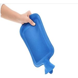 DieffematicRSD Warmwaterkruik Dikke rubberen warmwaterkruik met deksel Draagbare winter explosieveilige voor warme handen voeten (Size : S)