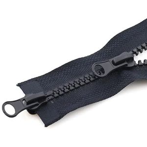 Ritsen 3-delige jas met ritssluiting Dubbele ritssluiting Kleding Rits Accessoires Slaapzak Tweeweg dubbele open ritssluiting(Deep,90CM-5#)