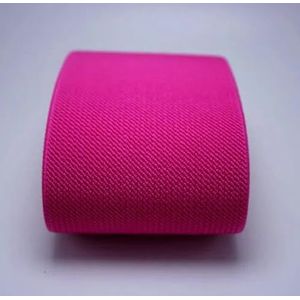 7,5 CM brede duurzame broek rok riem kleur elastische band/twill elastische tape latex elastische tape rubberen band-roze-75mm