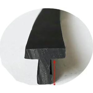 1/3/5 meter volledige grootte siliconen rubber T-vormige afdichtingsstrip deur raam glas kiervuller geluidsisolatie waterdicht winddicht-T-23 8x7mm-3 M