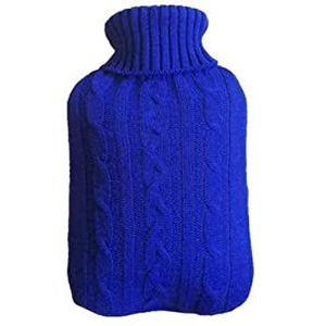 DieffematicRSD Warmwaterkruik Grote warmwaterkruik met geweven hoes, gebreide tas voor warmwaterkruiken van hoge kwaliteit (Color : D)