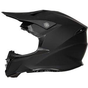 Motorcrosshelm, zwart, ECE22.06-certificering, MTB-helm fullface, jeugd, motorhelm, downhill motorhelm, heren dames, integraalhelm, scooter, scooter, ski ATV, helm (XL (61-62cm)