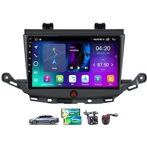 Android 13 GPS-Autoradio voor Opel Astra K 2015-2022 9 inch Touchscreen met Bluetooth 5.0/SWC/FM RDS DAB+ Radio/Carplay Android Auto/DSP Video Stereo Speler + DVR Achtercamera(B,NF-2)