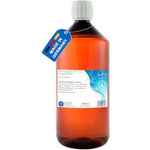 HERRLAN® Gedistilleerd Water – 1 Liter AQUA PURIFICATA – Ultrazuiver laboratoriumwater van farmaceutische kwaliteit – Made in Germany