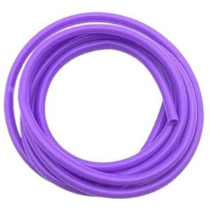 1 meter ID2 3 4 5 6 7 8 9 10 12 mm siliconen buis flexibele rubberen slang food grade frisdrank pijp water connector kleurrijk sanitair voor motorfietsen, auto's (paars, 1 meter OD 4XID 2 mm)