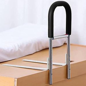Bedhek， Steunbeugel for mobiliteit Sta op Sta op valbeveiliging Stabiel bed Draagbare steunbeugel voor...(A)