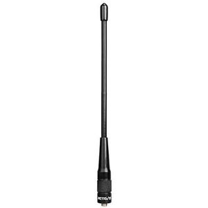 Retevis - RHD701 - Walkietalkie Antenne - Zwart - Dualband VHF/UHF 144/430 MHz, SMA-F, 20 cm, 20 W